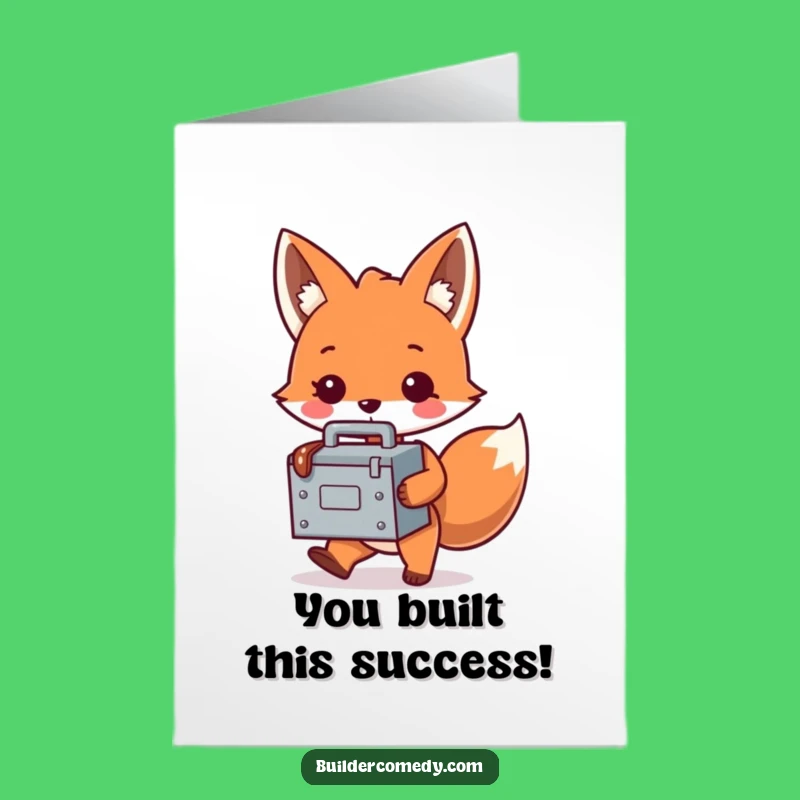 Free Printable Fox Congratulations Card: Funny DIY Downloadable for Any Occasion