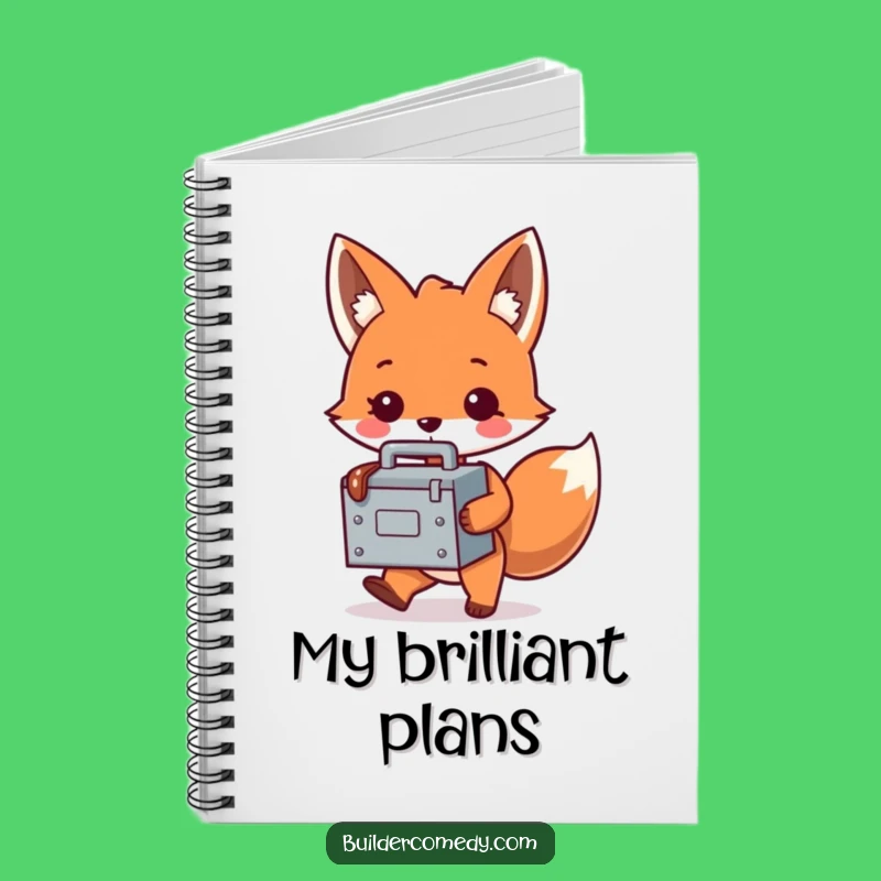 Funny Fox Idea Notebook: Journal Your Thoughts, Perfect Humorous Gift for Creatives